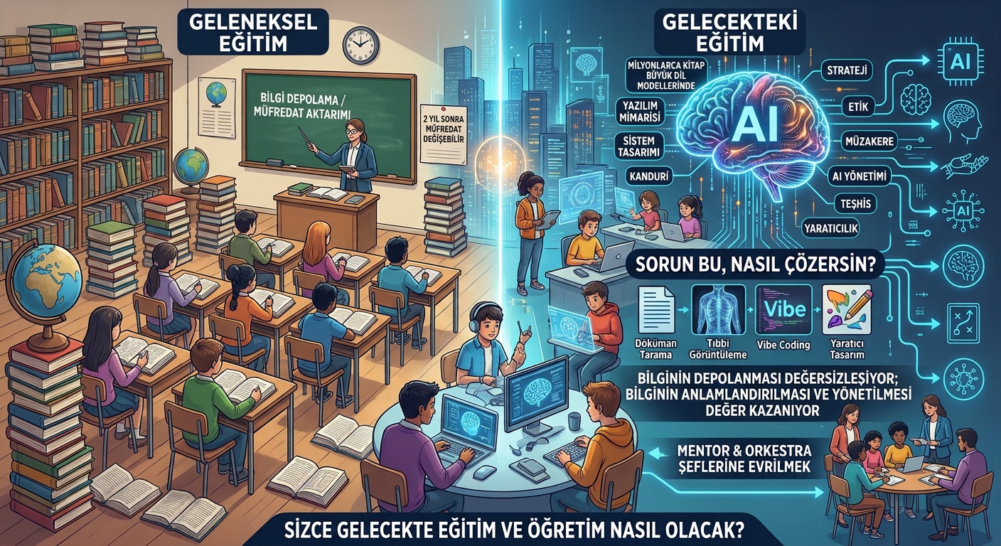 Yapay Zekanın Gelişimi Sonrası Eğitim Nasıl Olmalı?